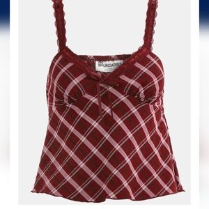 No Boundaries NOBO Tank Top L 12-14 Cropped New